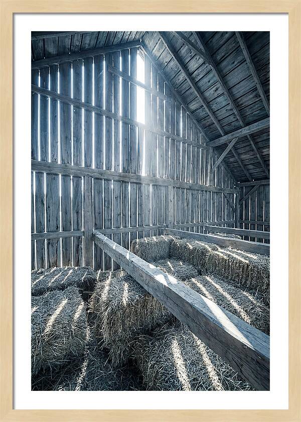 Hay Loft Bathed In Light