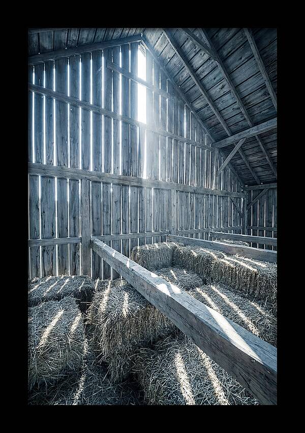 Hay Loft Bathed In Light