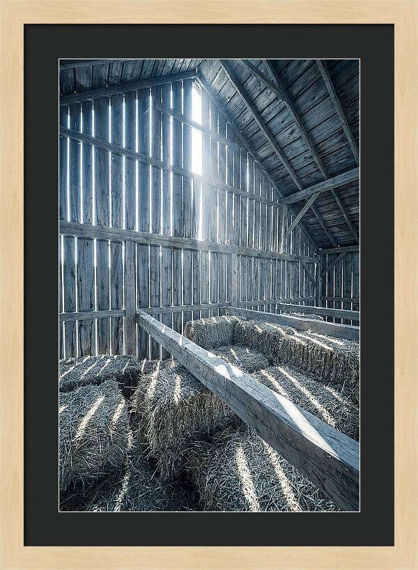 Hay Loft Bathed In Light