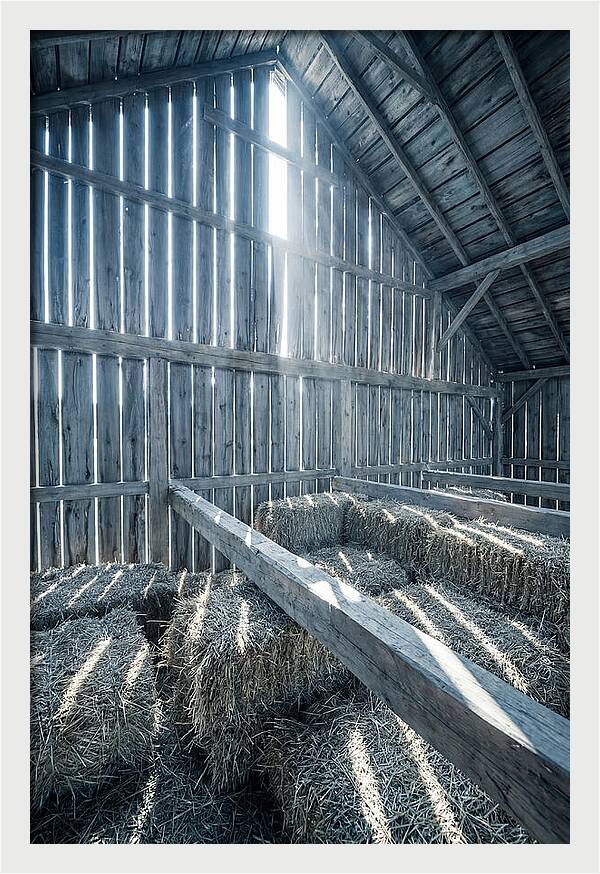 Hay Loft Bathed In Light