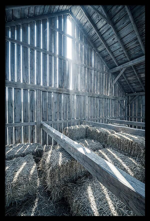 Hay Loft Bathed In Light