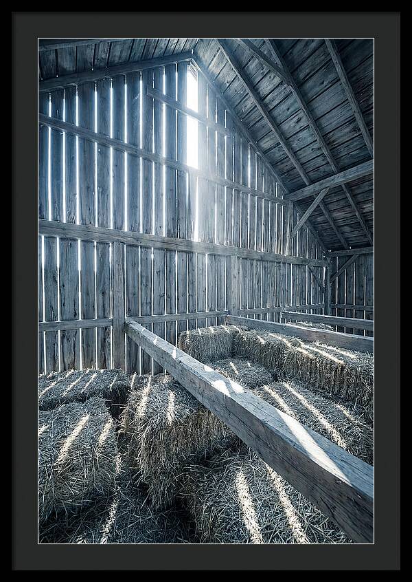 Hay Loft Bathed In Light