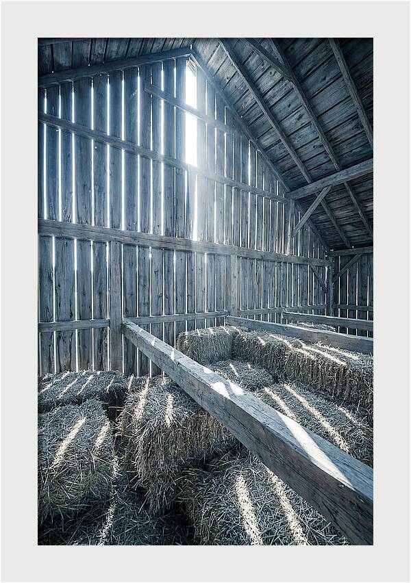 Hay Loft Bathed In Light