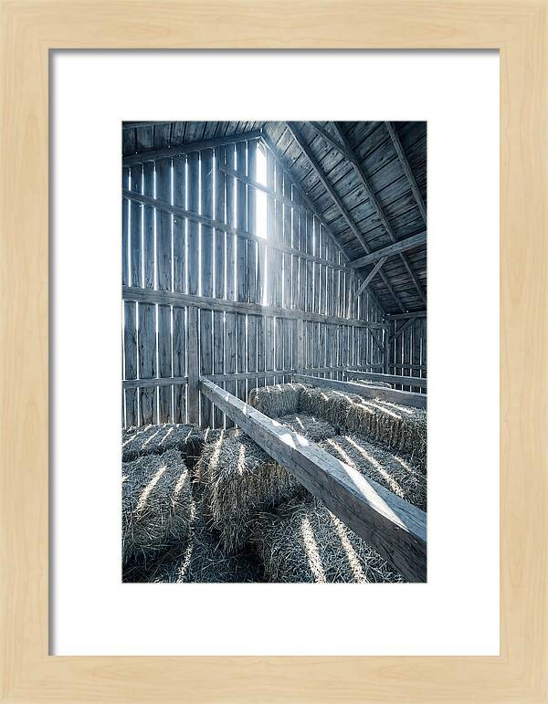 Hay Loft Bathed In Light