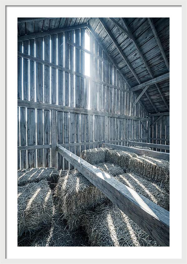 Hay Loft Bathed In Light