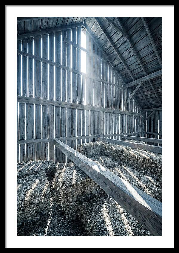 Hay Loft Bathed In Light