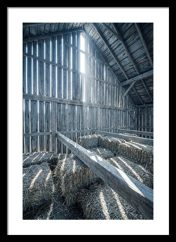 Hay Loft Bathed In Light