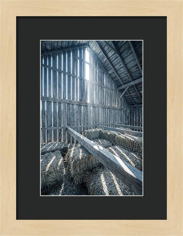 Hay Loft Bathed In Light