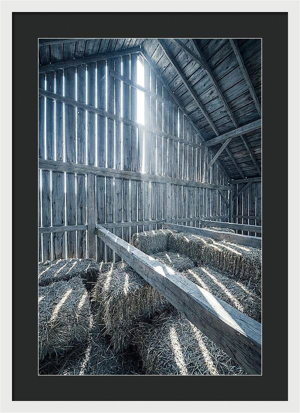 Hay Loft Bathed In Light