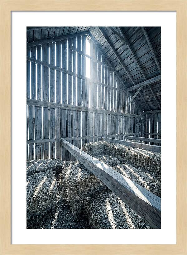 Hay Loft Bathed In Light