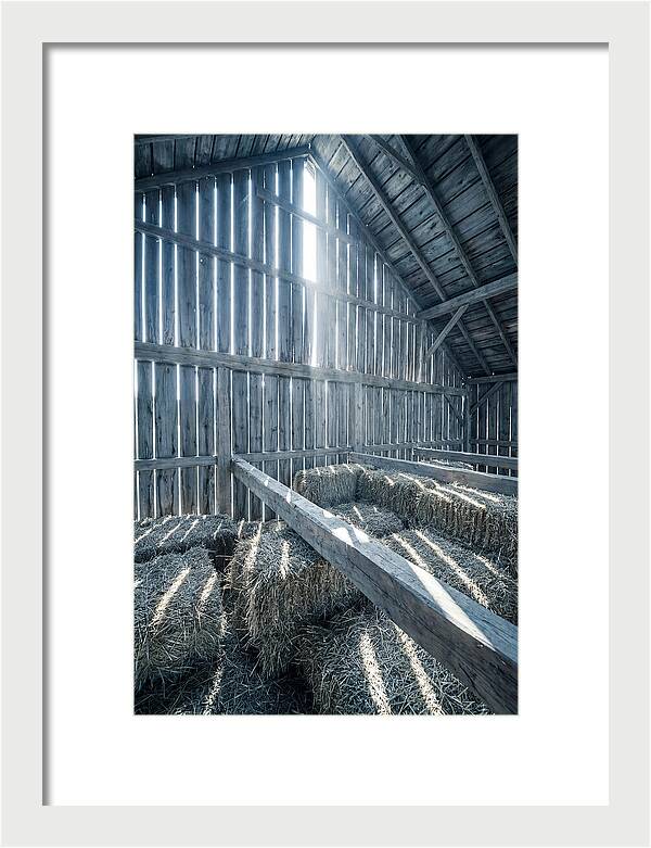 Hay Loft Bathed In Light