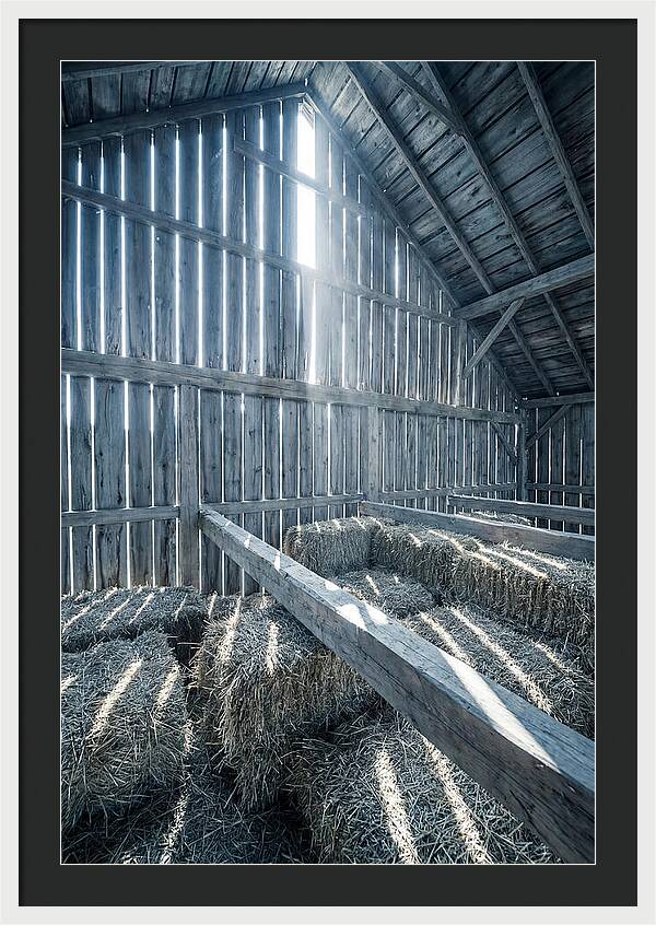 Hay Loft Bathed In Light