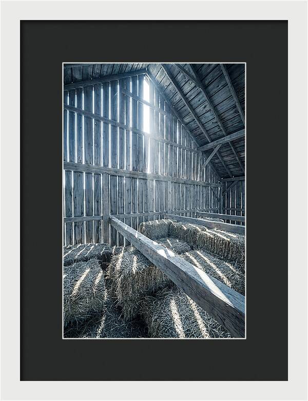 Hay Loft Bathed In Light