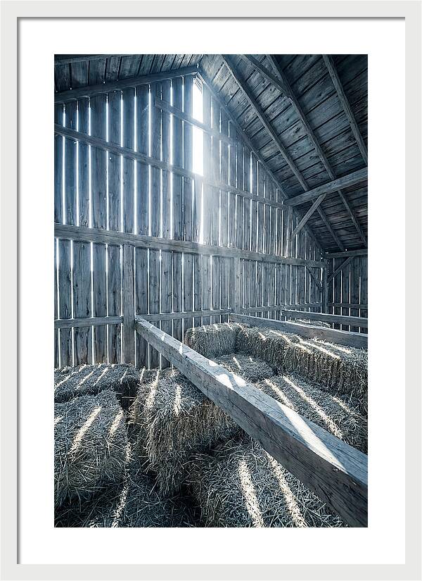 Hay Loft Bathed In Light