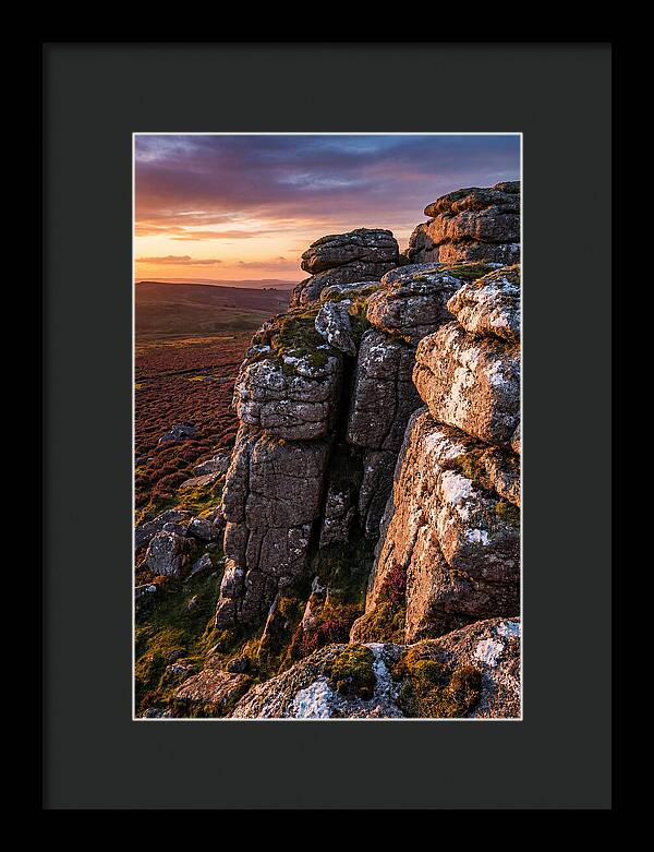 Haytor Rocks At Sunset