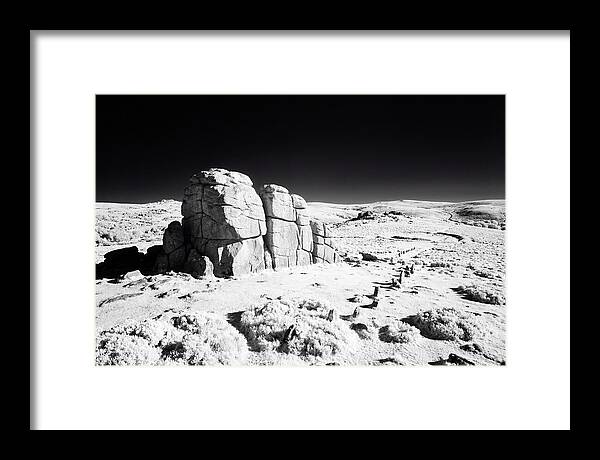 Haytor Rocks In Infrared