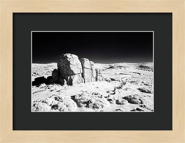 Haytor Rocks In Infrared