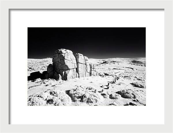 Haytor Rocks In Infrared