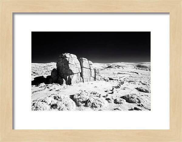 Haytor Rocks In Infrared