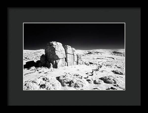 Haytor Rocks In Infrared