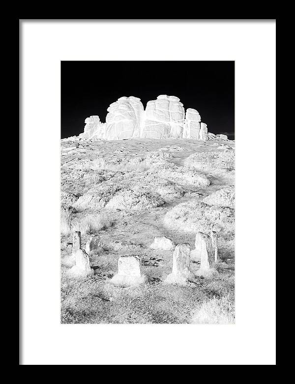 Haytor Rocks In Monochrome
