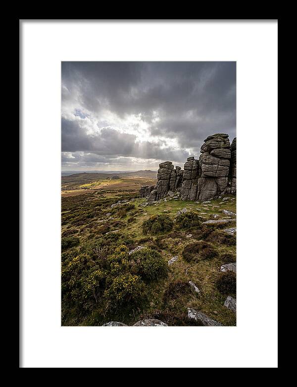 Haytor Rocks Under Dramatic Skies