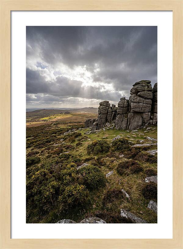 Haytor Rocks Under Dramatic Skies