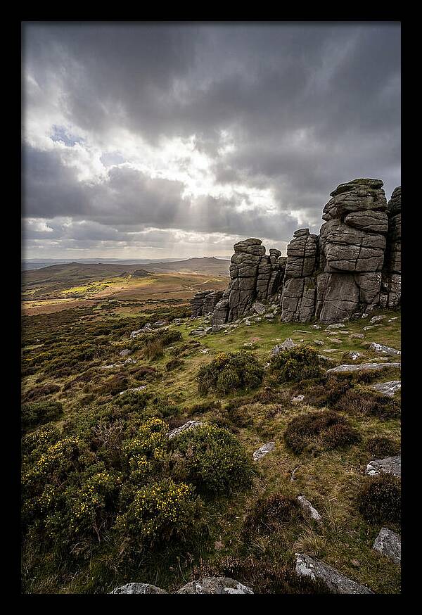 Haytor Rocks Under Dramatic Skies