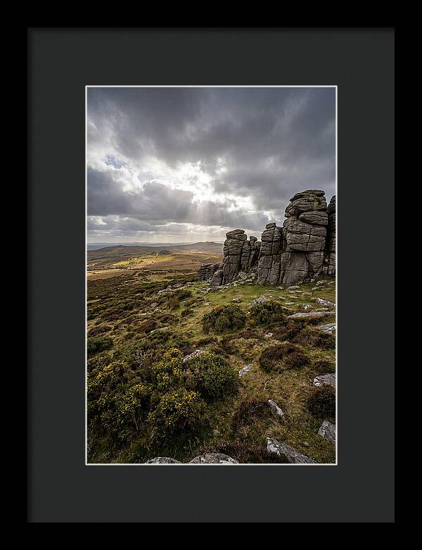 Haytor Rocks Under Dramatic Skies