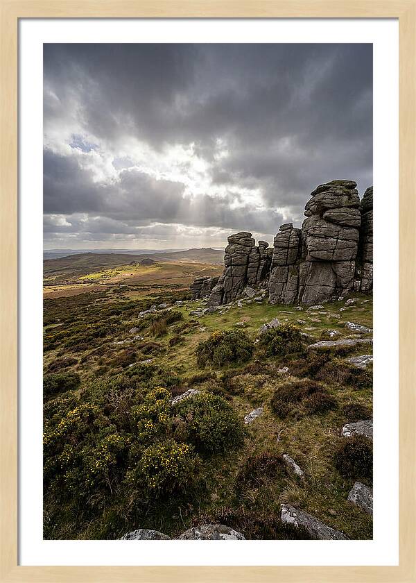 Haytor Rocks Under Dramatic Skies