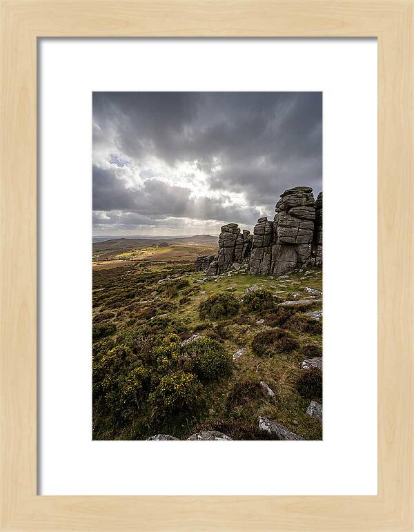 Haytor Rocks Under Dramatic Skies