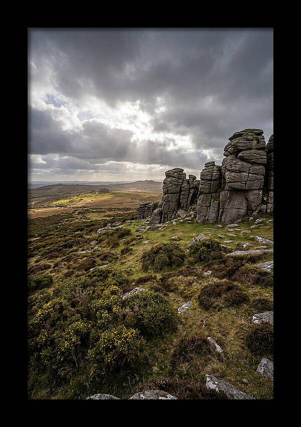 Haytor Rocks Under Dramatic Skies