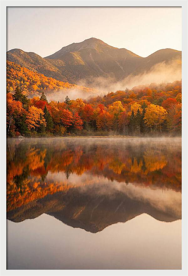 Heart Lake At Autumn Dawn