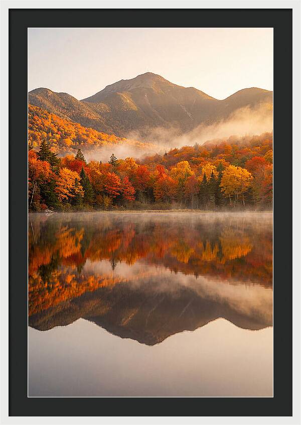 Heart Lake At Autumn Dawn