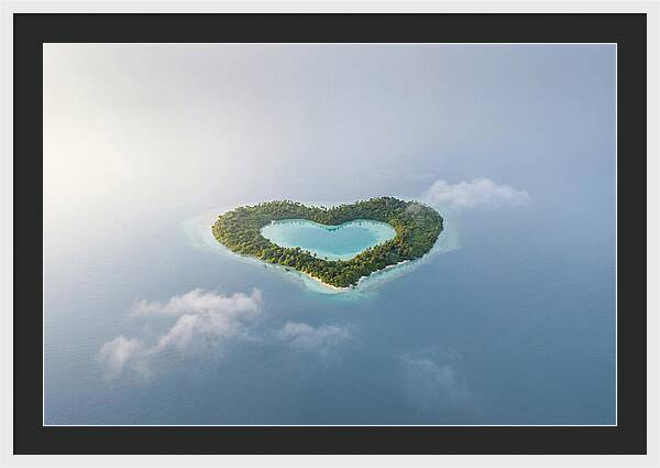 Heart Shaped Tropical Paradise