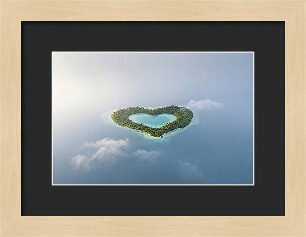 Heart Shaped Tropical Paradise