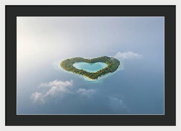 Heart Shaped Tropical Paradise