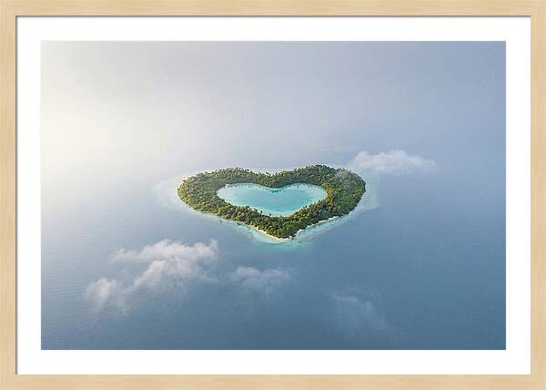 Heart Shaped Tropical Paradise