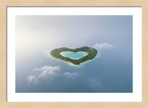 Heart Shaped Tropical Paradise