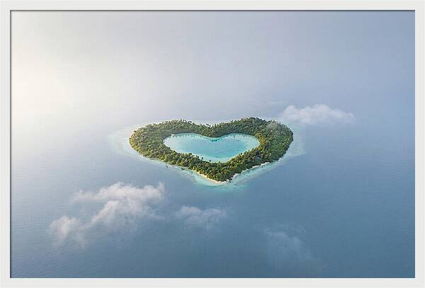Heart Shaped Tropical Paradise