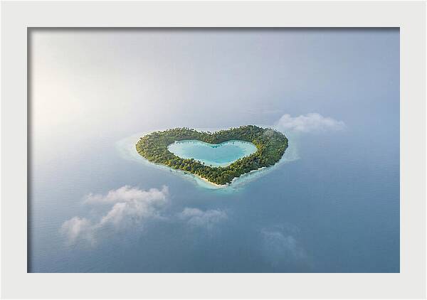 Heart Shaped Tropical Paradise