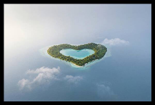 Heart Shaped Tropical Paradise