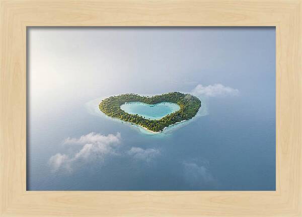 Heart Shaped Tropical Paradise