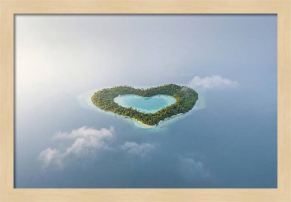 Heart Shaped Tropical Paradise