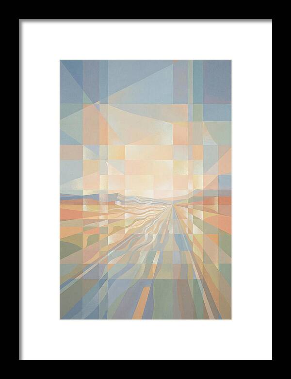 Heat Shimmer Over Desert Road