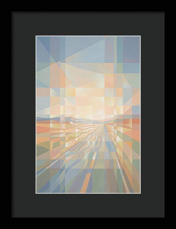 Heat Shimmer Over Desert Road