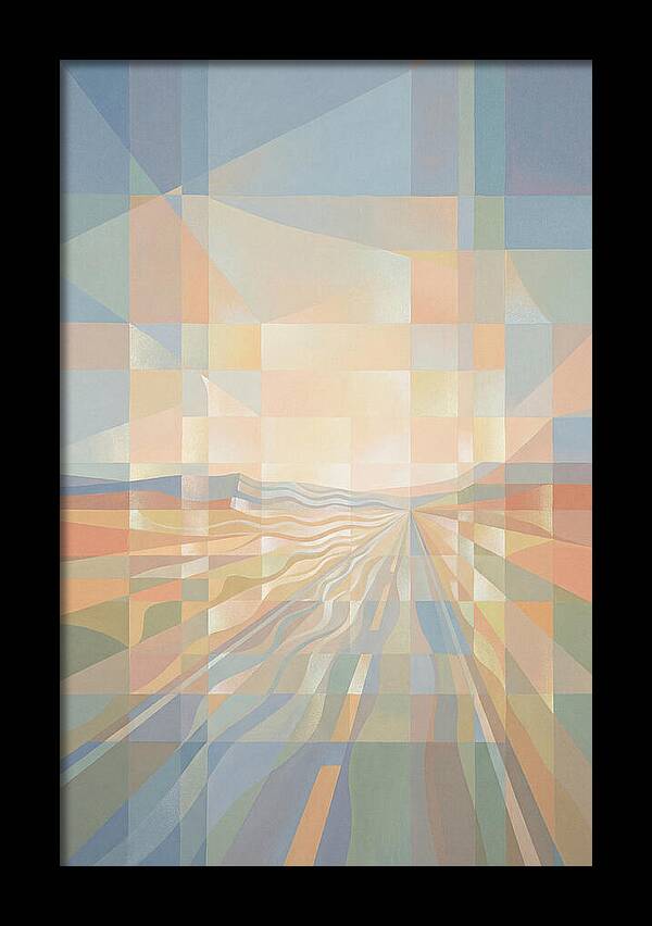 Heat Shimmer Over Desert Road