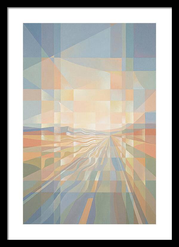 Heat Shimmer Over Desert Road