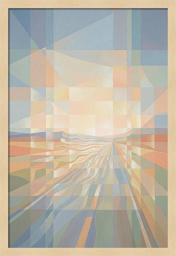 Heat Shimmer Over Desert Road