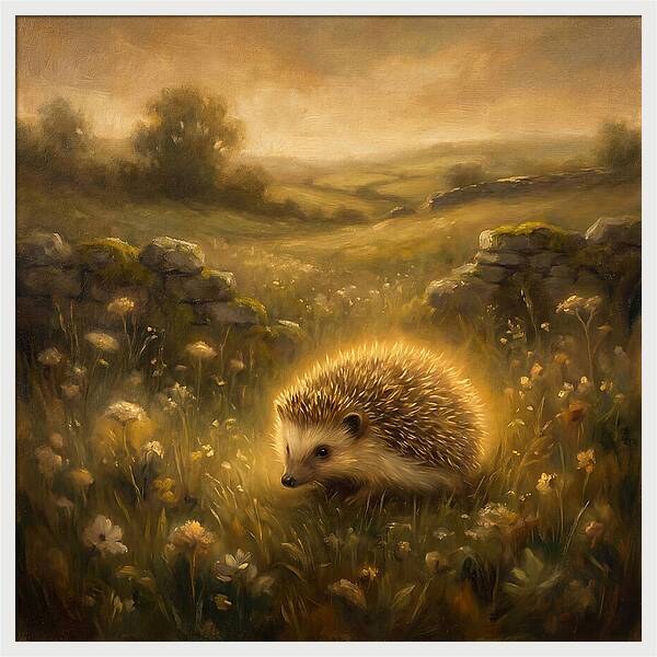 Hedgehog In Meadow